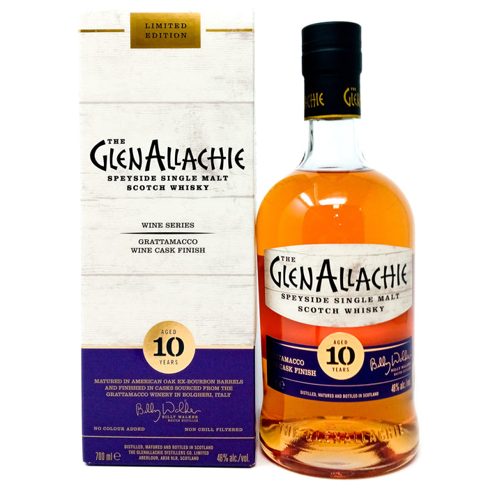 Glenallachie 10 Year Old Grattamacco Wine Cask Finish Single Malt Scotch Whisky, 70cl, 48% ABV