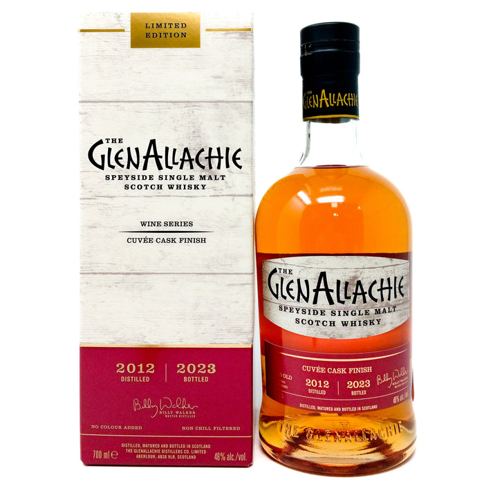 Glenallachie 2012 Cuvée Wine Cask Finish Single Malt Scotch Whisky, 70cl, 48% ABV