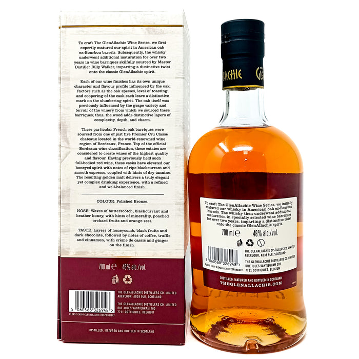 Glenallachie 11 Year Old Premier Cru Classé Finish Single Malt Scotch Whisky, 70cl, 48% ABV