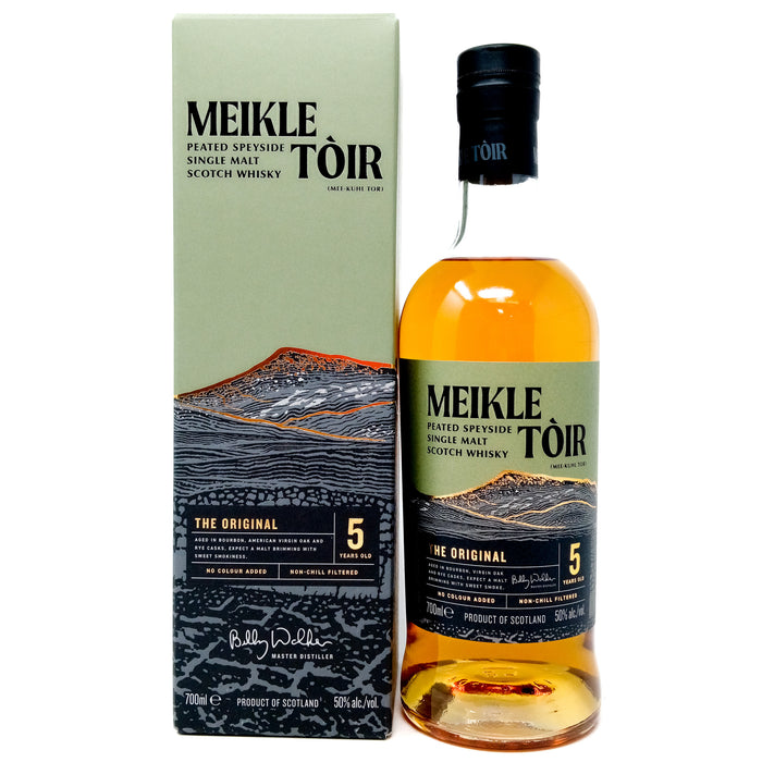 Meikle Tòir 'The Original' 5 Year Old Single Malt Scotch Whisky, 70cl, 50% ABV