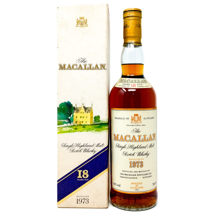 Macallan 1973 18 Year Old Single Malt Scotch Whisky, 70cl, 43% ABV