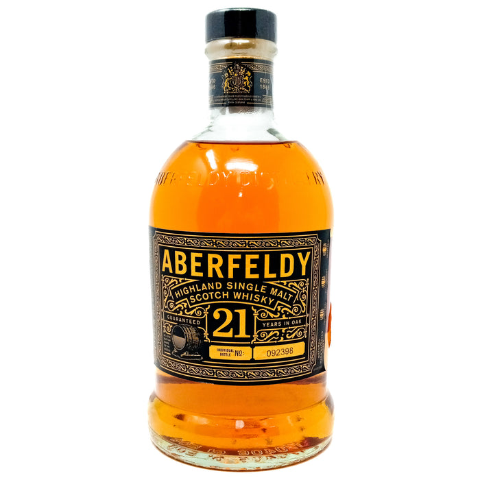 Aberfeldy 21 Year Old Single Malt Scotch Whisky, 70cl, 40% ABV