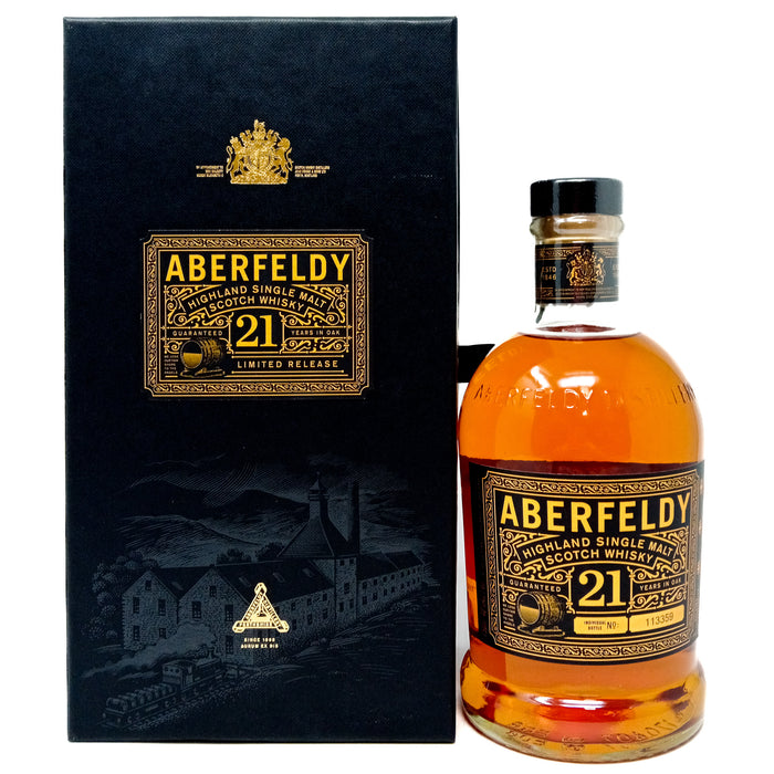 Aberfeldy 21 Year Old Single Malt Scotch Whisky, 75cl, 40% ABV