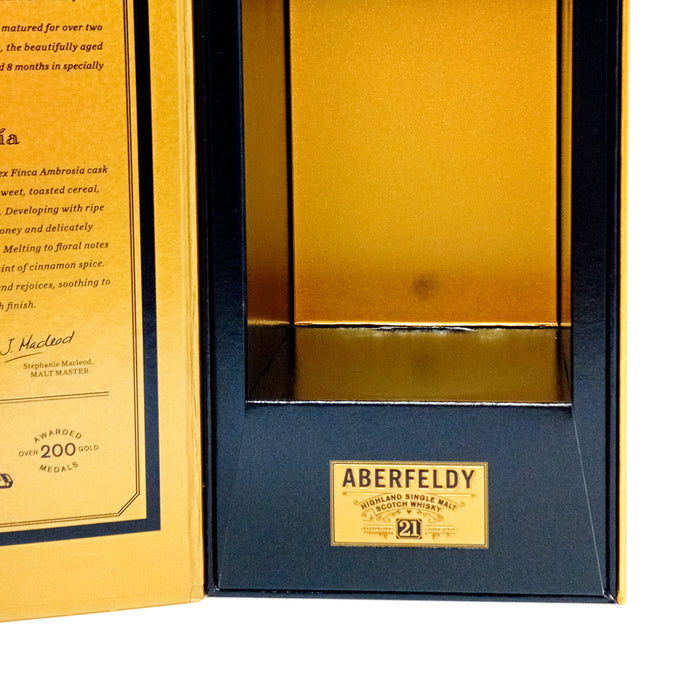 Aberfeldy 21 Year Old Malbec Cask Finish Single Malt Scotch Whisky, 70cl, 46% ABV