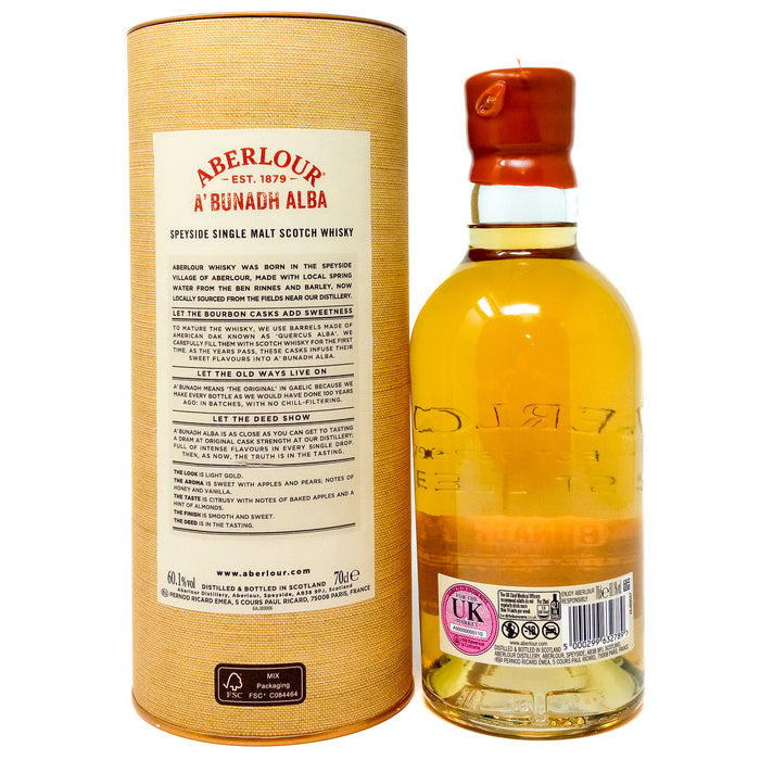 Aberlour A'Bunadh Alba Batch #8 Single Malt Scotch Whisky, 70cl, 62.7% ABV