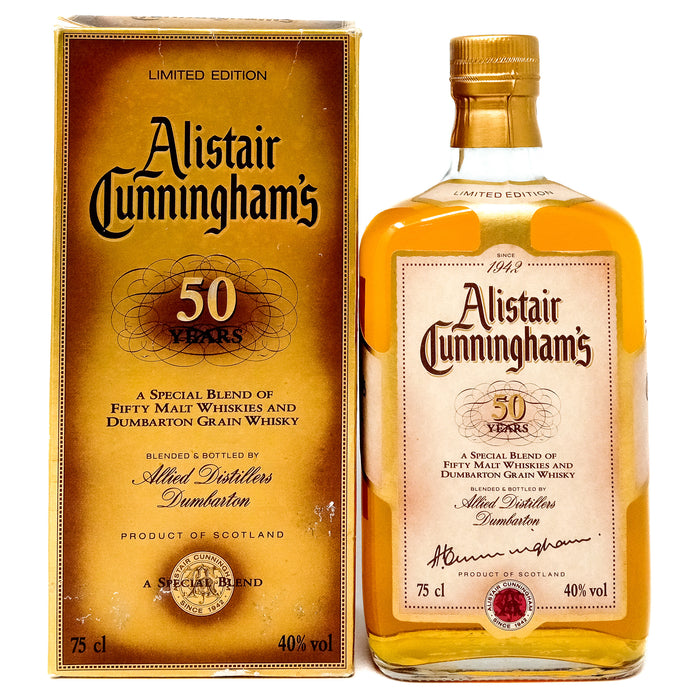 Alistair Cunningham's 50 Years Limited Edition Blended Scotch Whisky, 75cl, 40% ABV