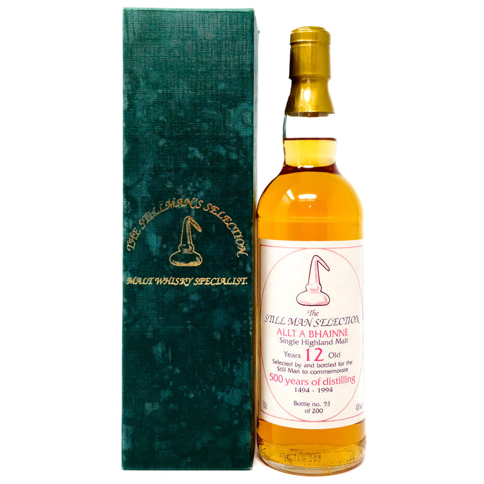 Allt-A-Bhainne 12 Year Old James MacArthur 500 Years of Distilling Single Malt Scotch Whisky, 70cl, 43% ABV