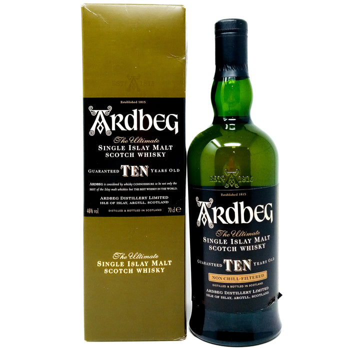 Ardbeg 10 Year Old (Old Style) Single Malt Scotch Whisky, 70cl, 46% ABV