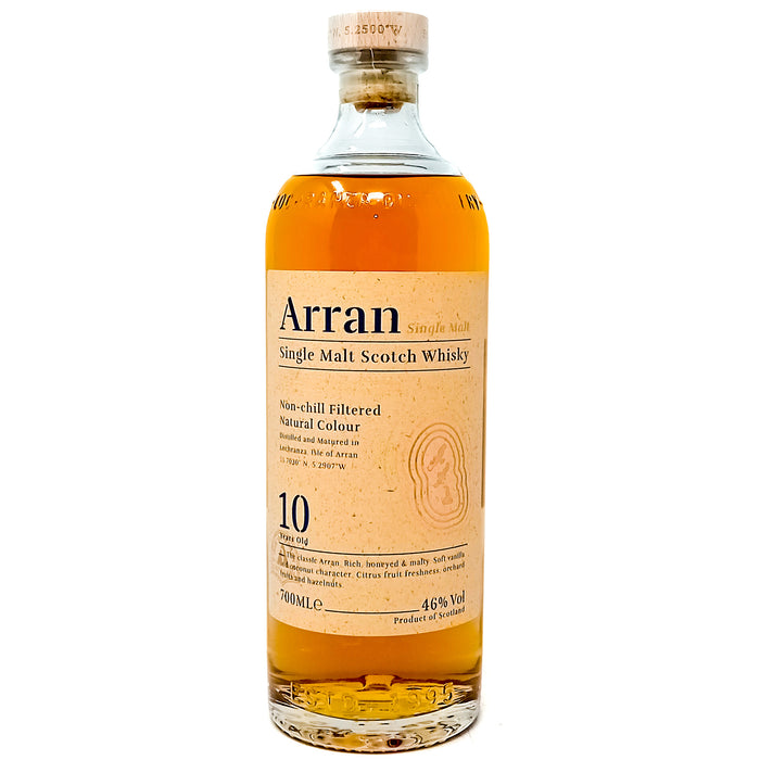 Arran 10 Year Old Single Malt Scotch Whisky, 70cl, 46% ABV