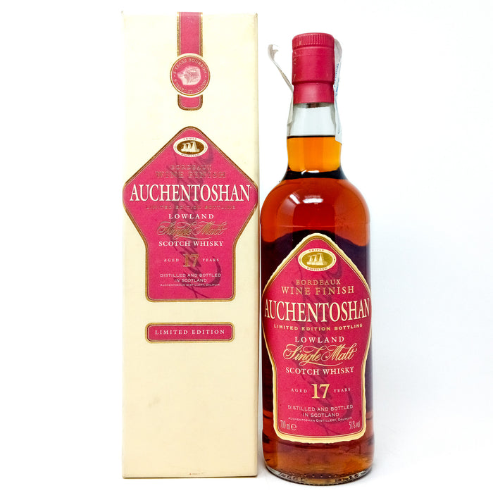 Auchentoshan 17 Year Old Bordeaux Finish Single Malt Scotch Whisky, 70cl, 51% ABV