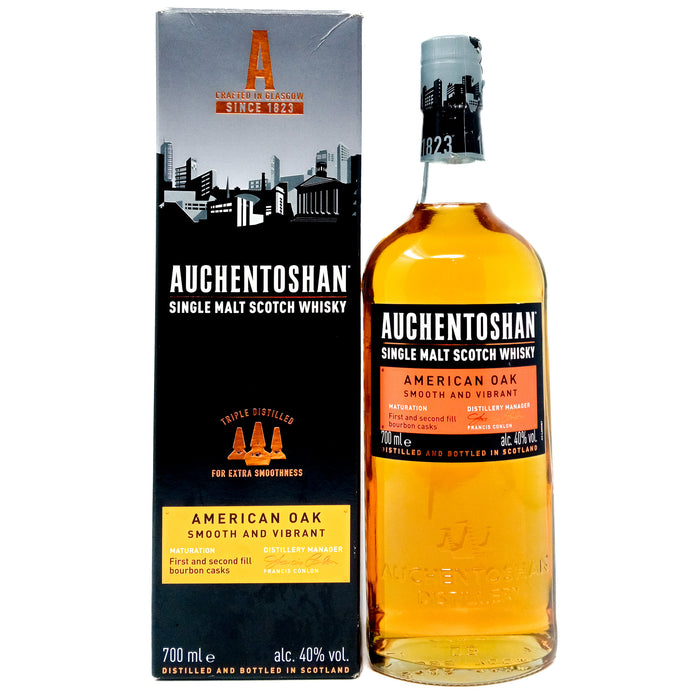 Auchentoshan American Oak Single Malt Scotch Whisky, 70cl, 40% ABV