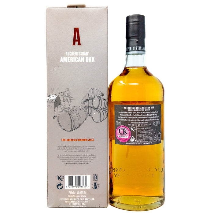 Auchentoshan American Oak Single Malt Scotch Whisky, 70cl, 40% ABV