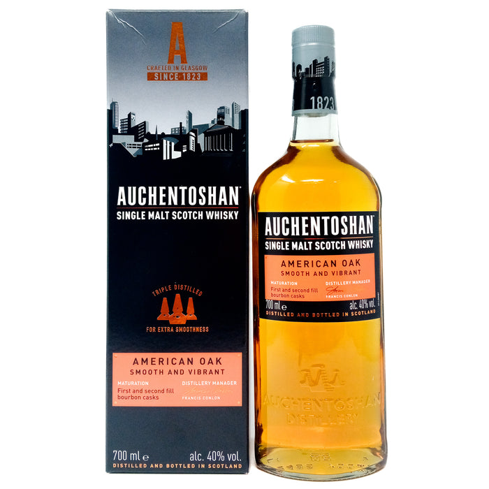 Auchentoshan American Oak Single Malt Scotch Whisky, 70cl, 40% ABV