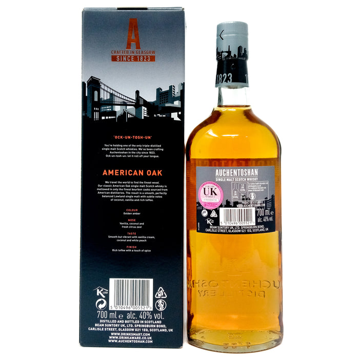 Auchentoshan American Oak Single Malt Scotch Whisky, 70cl, 40% ABV