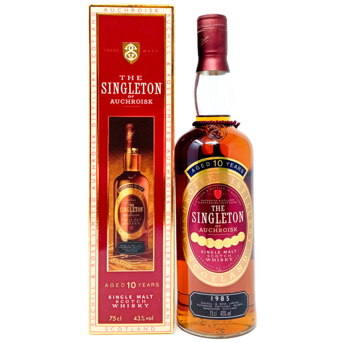 Singleton of Auchroisk 1985 10 Year Old  Single Malt Scotch Whisky, 75cl, 43% ABV