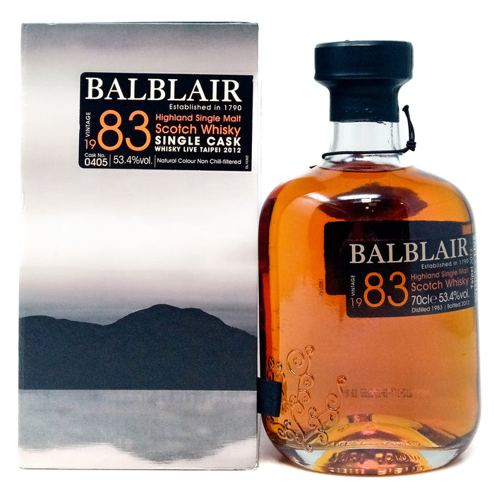 Balblair 1983 Single Cask #0405 Single Malt Scotch Whisky, 70cl, 53.4% ABV