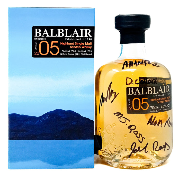 Balblair 2005 1st Edition 2015 Bottling Single Malt Scotch Whisky, 70cl, 46% ABV