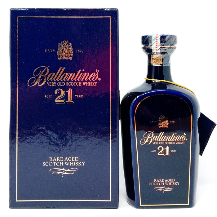 Ballantine's 21 Year Old Ceramic Decanter Rare Old Blended Scotch Whisky, 50cl, 43% ABV