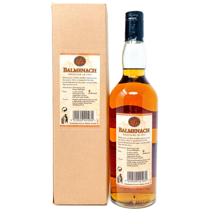 Balmenach 1972 28 Year Old Highland Selection Single Malt Scotch Whisky, 70cl, 46% ABV