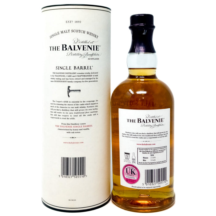 Balvenie 1995 15 Year Old Single Barrel #2791 Single Malt Scotch Whisky, 70cl, 47.8% ABV