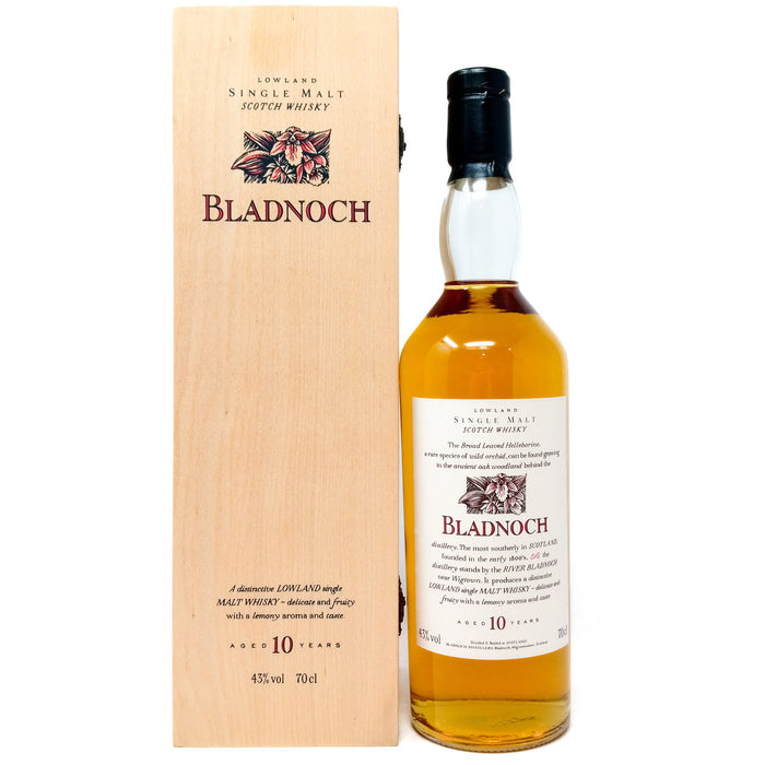 Bladnoch 10 Year Old Flora & Fauna Single Malt Scotch Whisky, 70cl, 43% ABV