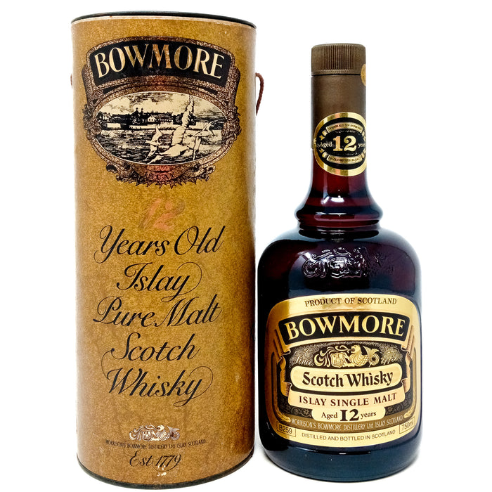 Bowmore 12 Year Old Dumpy Bottle Single Malt Scotch Whisky, 75cl, 40% ABV