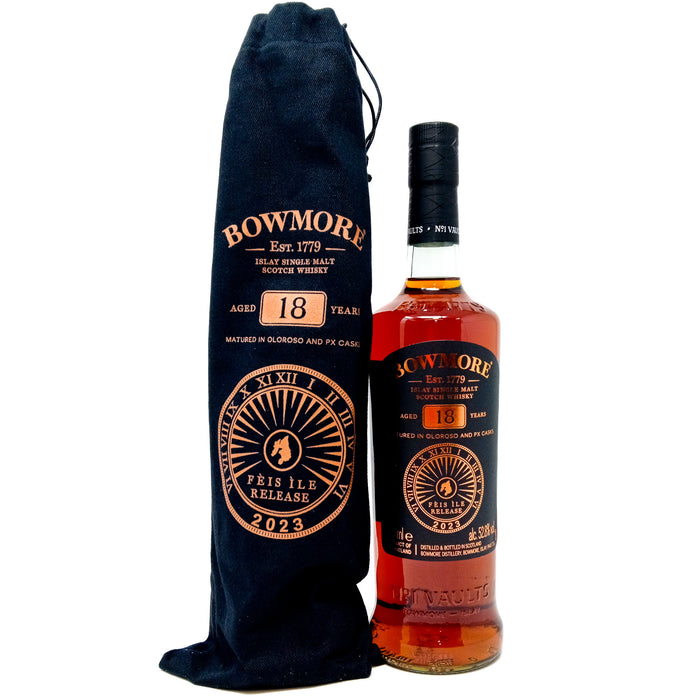 Bowmore 18 Year Old Feis Ile 2023 Release Single Malt Scotch Whisky, 70cl, 52.8% ABV