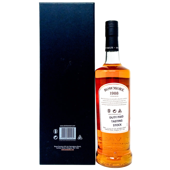 Bowmore 1988 Vintage Edition Single Malt Scotch Whisky, 70cl, 40% ABV