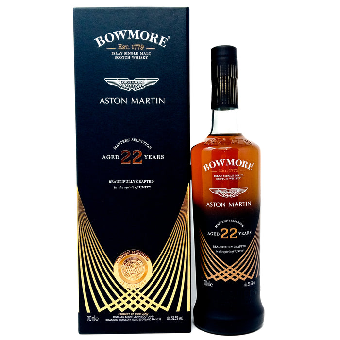 Bowmore 22 Year Old Aston Martin Edition #2 Single Malt Scotch Whisky, 70cl, 51.5% ABV