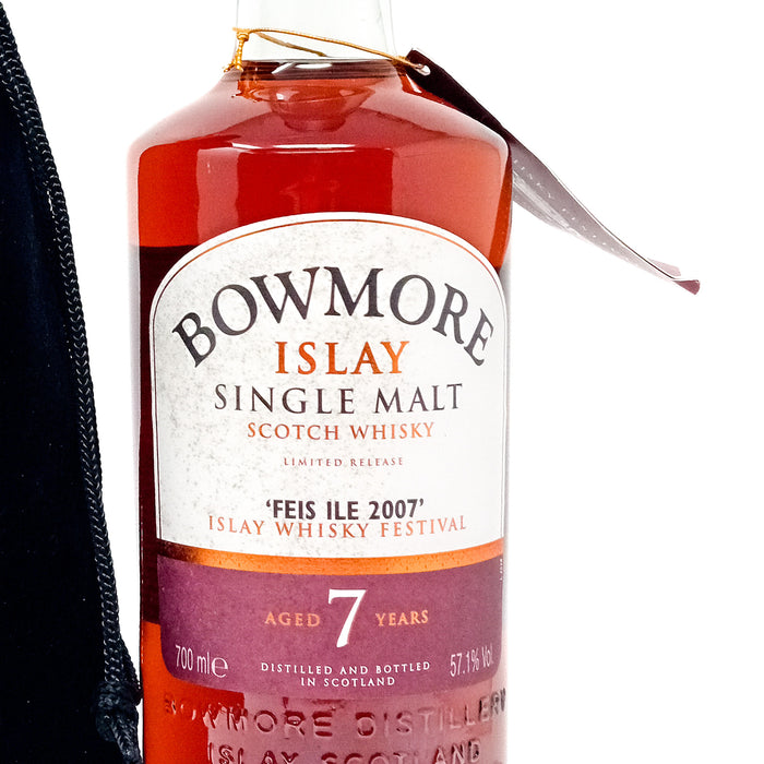 Bowmore 2000 7 Year Old Feis Ile 2007 Release Single Malt Scotch Whisky, 70cl, 57.1% ABV