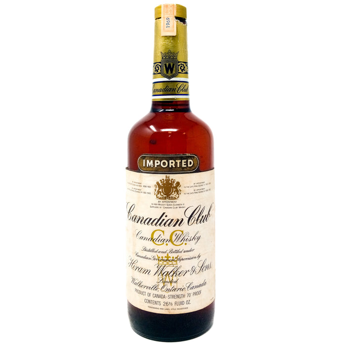 Canadian Club 1969 Canadian Whisky, 26 2/3 fl. ozs., 70° Proof — Old ...