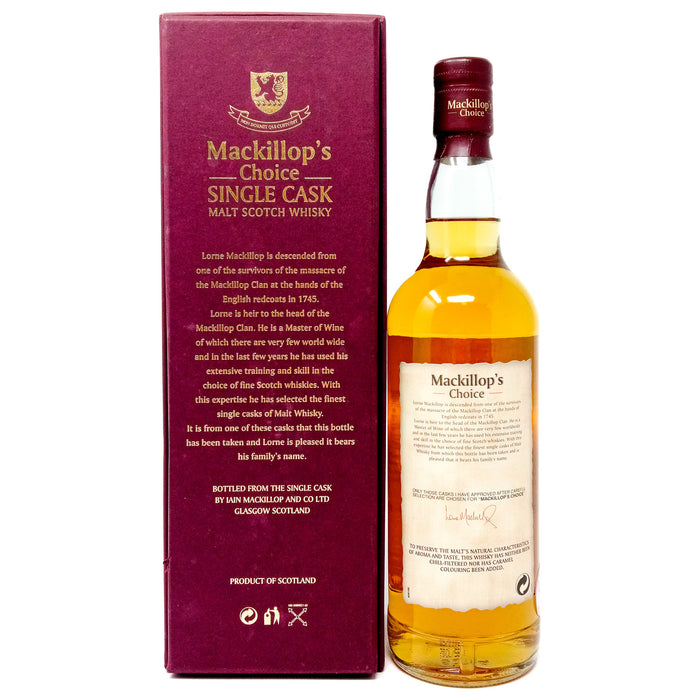 Caol Ila 1990 Mackillop's Choice Cask Strength Single Malt Scotch Whisky, 70cl, 58.6% ABV