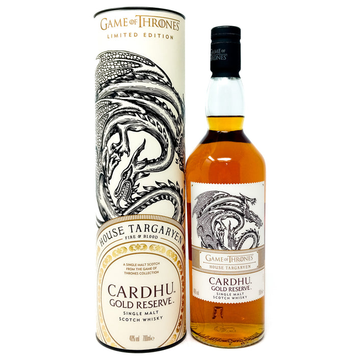 Cardhu Gold Reserve Game of Thrones House Targaryen Single Malt Scotch Whisky, 70cl, 40% ABV