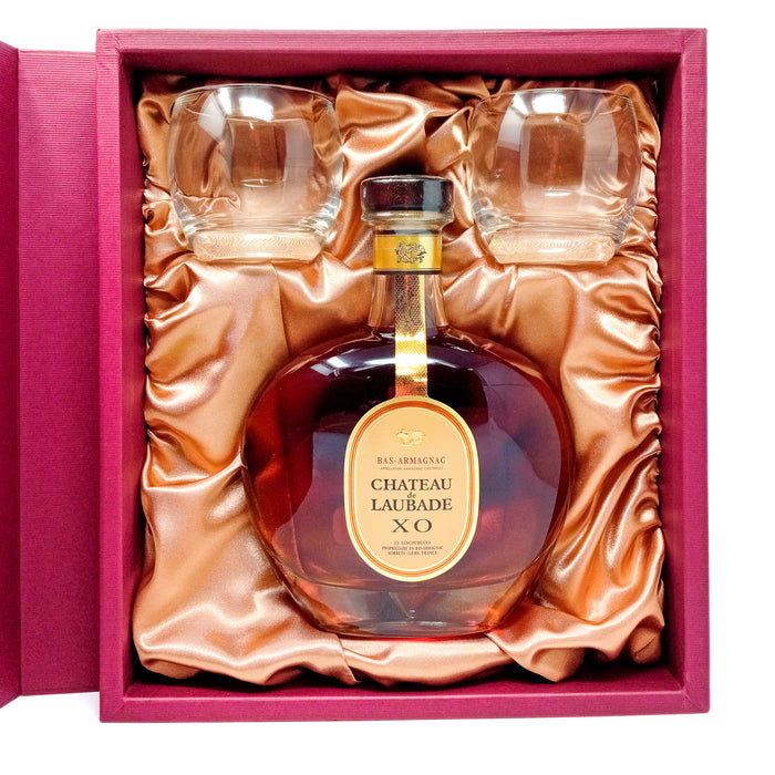 Chateau de Laubade XO Gift Set Bas Armagnac, 70cl, 40% ABV