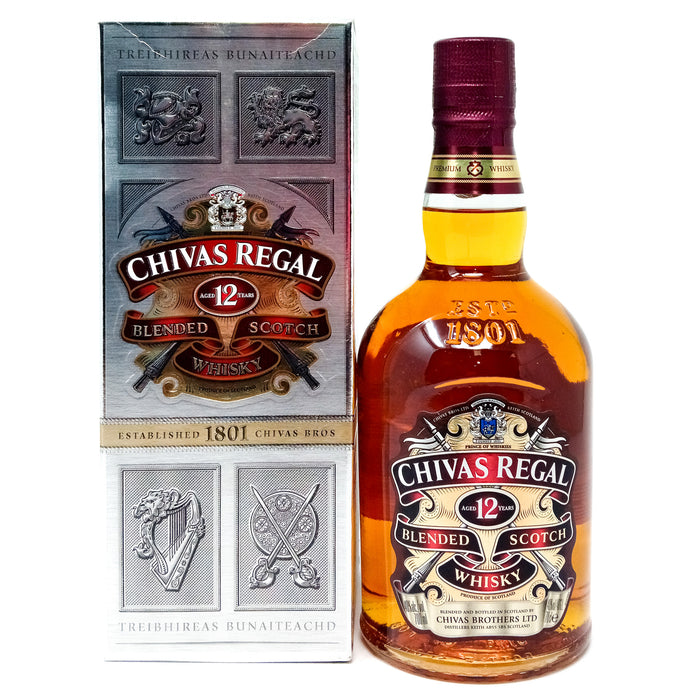 Chivas Regal 12 Year Old Blended Scotch Whisky, 70cl, 40% ABV