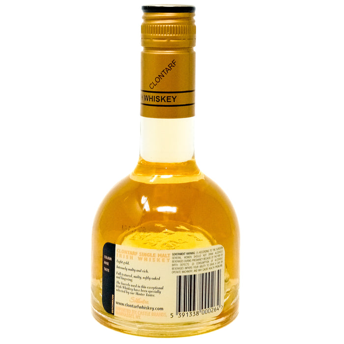 Clontarf Single Malt Irish Whiskey, Half Bottle, 20cl, 40% ABV