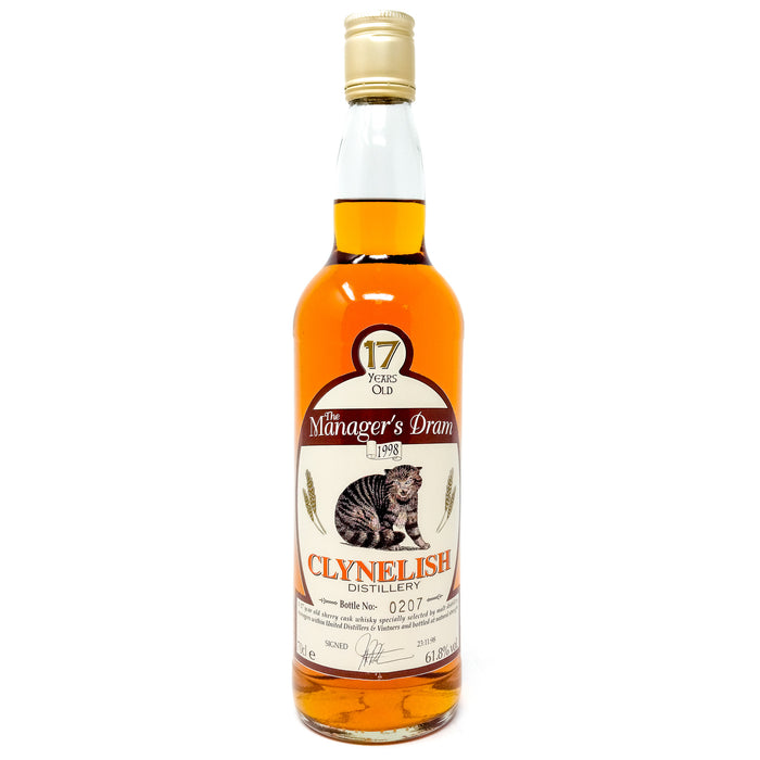 Clynelish 17 Year Old Manager's Dram Single Malt Scotch Whisky, 70cl, 61.8% ABV