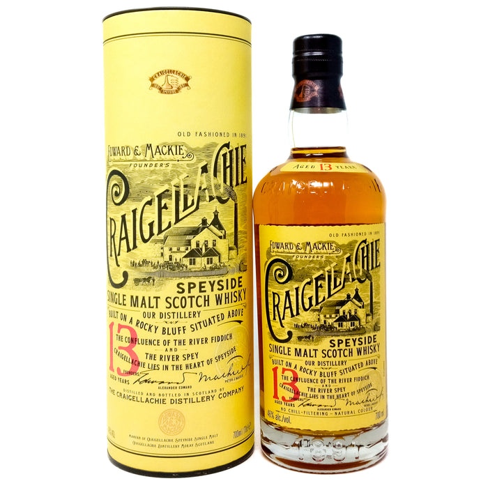 Craigellachie 13 Year Old Single Malt Scotch Whisky, 70cl, 46% ABV