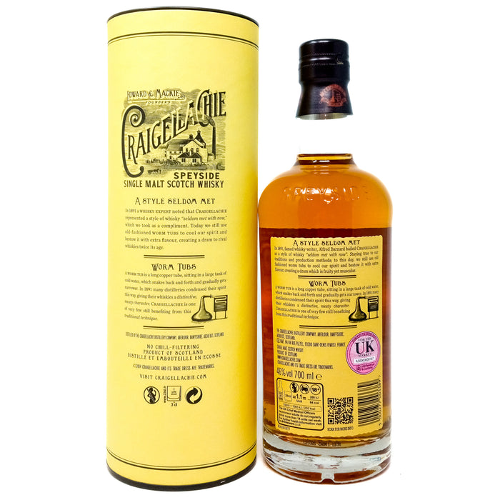 Craigellachie 13 Year Old Single Malt Scotch Whisky, 70cl, 46% ABV