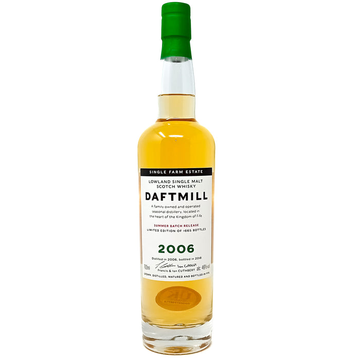 Daftmill 2006 Summer Release Single Malt Scotch Whisky, 70cl, 46% ABV