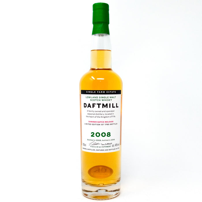 Daftmill 2008 Summer Batch Release Single Malt Scotch Whisky 70cl, 46% ABV