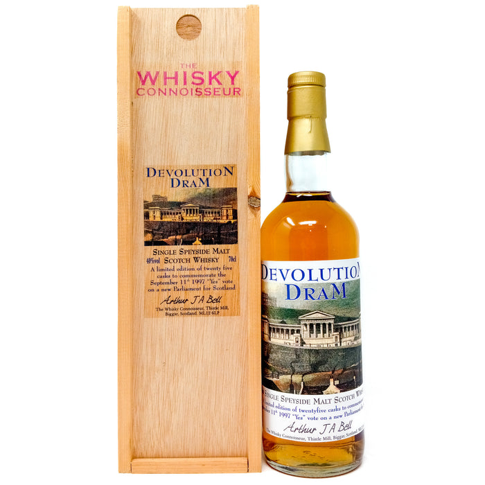 Devolution Dram 1997 The Whisky Connoisseur Single Malt Scotch Whisky, 70cl, 40% ABV