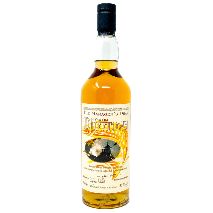 Dufftown 14 Year Old Manager's Dram Single Malt Scotch Whisky, 70cl, 56.2% ABV