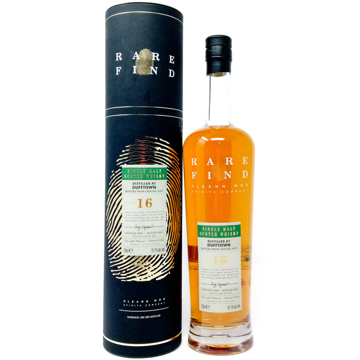 Dufftown 2008 16 Year Old Rare Find Single Malt Scotch Whisky, 70cl, 51.1% ABV