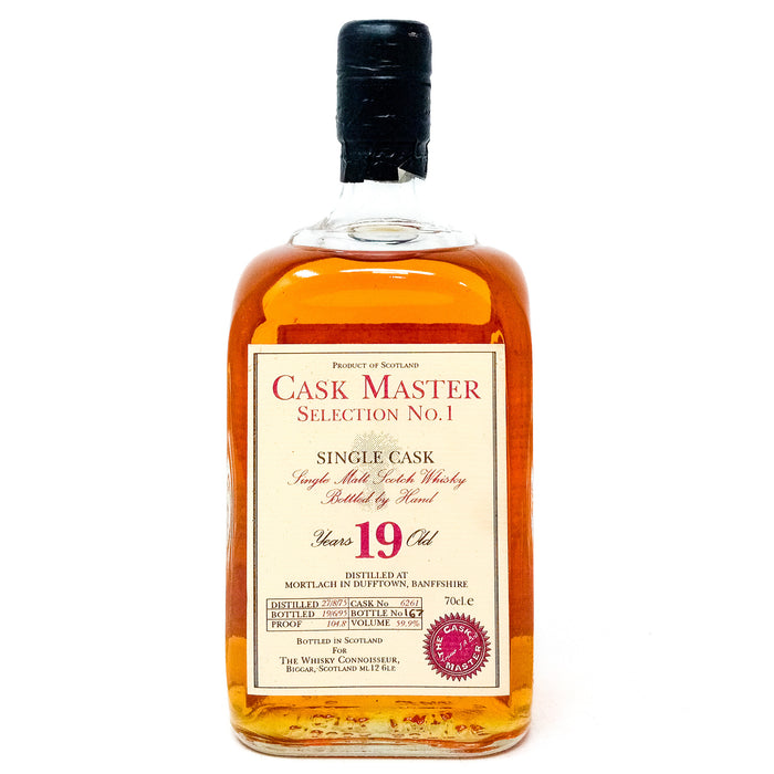 Mortlach 1975 19 Year Old The Whisky Connoisseur Cask Master Selection No.1 Single Malt Scotch Whisky, 70cl, 59.9% ABV