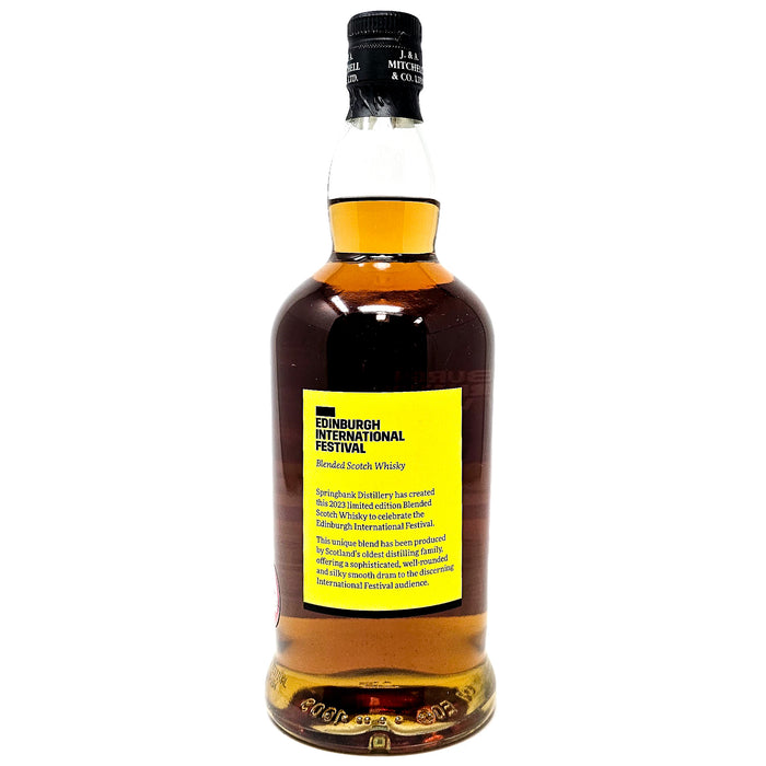 Springbank Edinburgh International Festival 2023 Blended Scotch Whisky, 70cl, 46% ABV