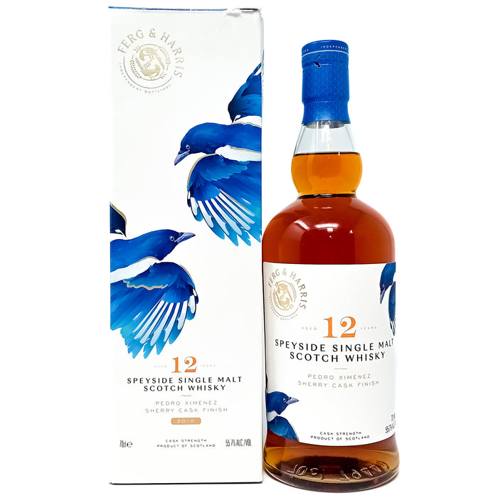 Speyside 2010 12 Year Old Ferg and Harris PX Sherry Cask Finish Single Malt Scotch Whisky, 70cl, 55.7% ABV