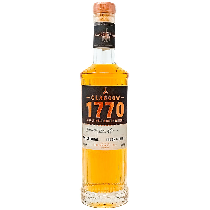 Glasgow '1770' The Original 50cl Personalised Label Single Malt Scotch Whisky, 50cl, 46% ABV