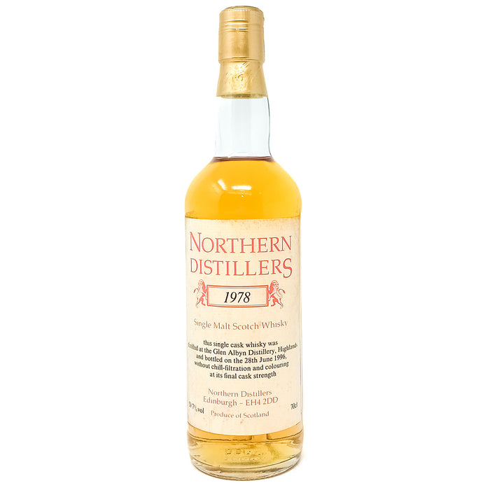 Glen Albyn 1978 Northern Distillers Single Malt Scotch Whisky, 70cl, 59.7% ABV