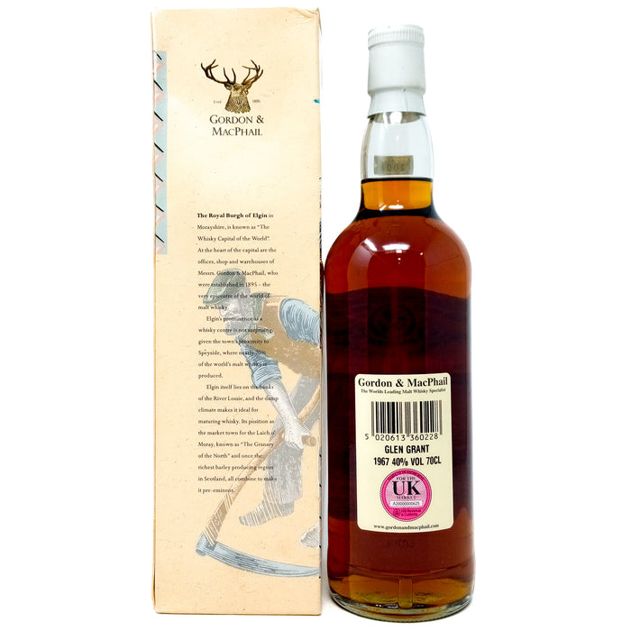 Glen Grant 1967 Gordon & MacPhail Single Malt Scotch Whisky, 70cl, 40% ABV